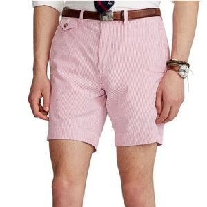 Chaps‎ Red White Striped Shorts
